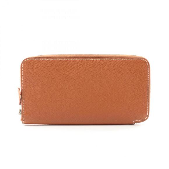 HERMES Brown Leather Wallet - Picture 1 of 9